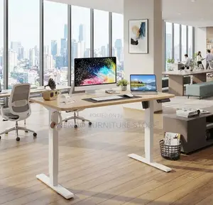 Office Desk; 1200mm Top Height Standing Adjustable Office Desk