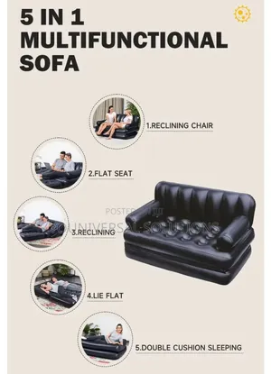 *5 in 1  , 2 Seater Bestway Inflatable Pullout Sofa