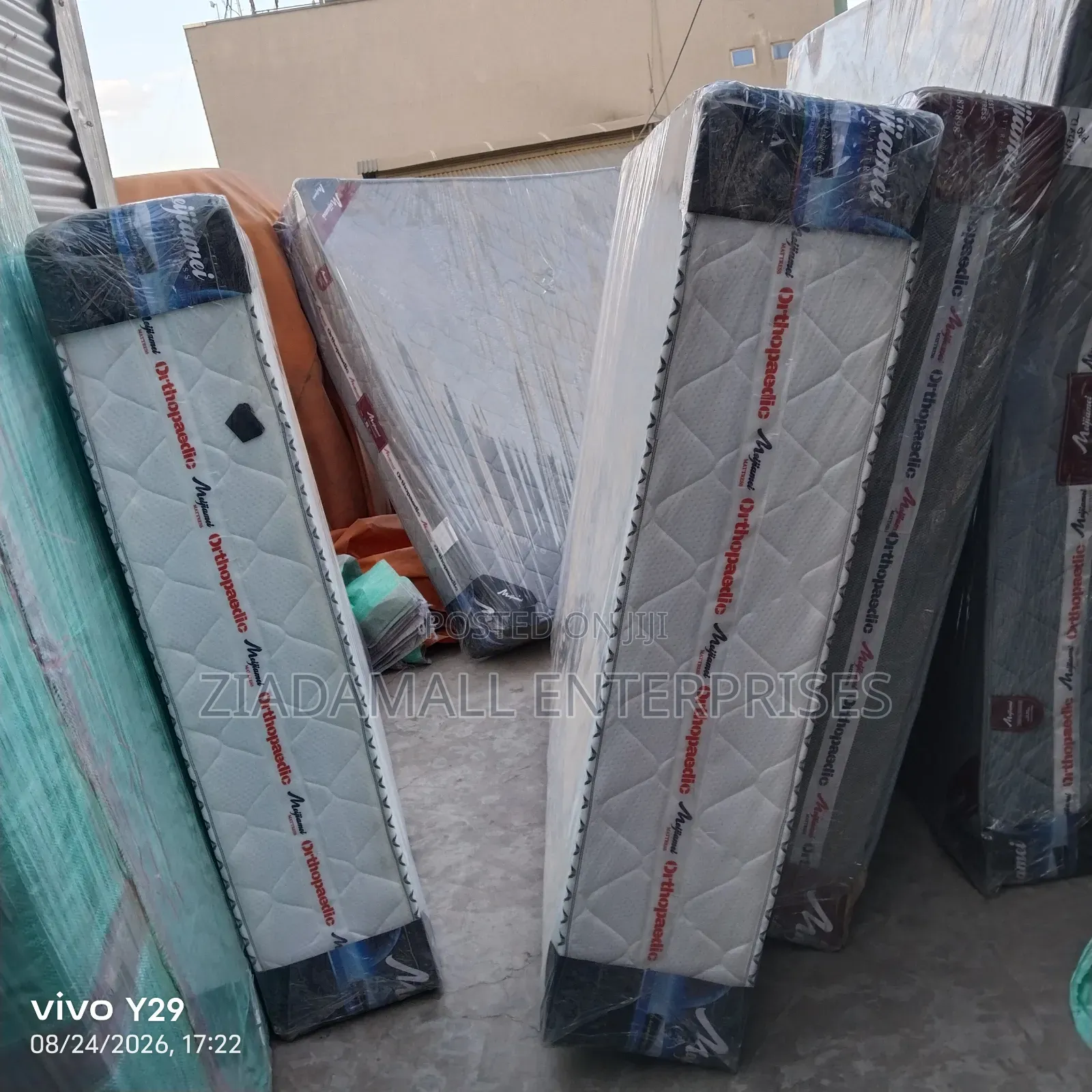 Colour Pay on Delivery Orthopedic 5by6 Spring Mattress. Brand New