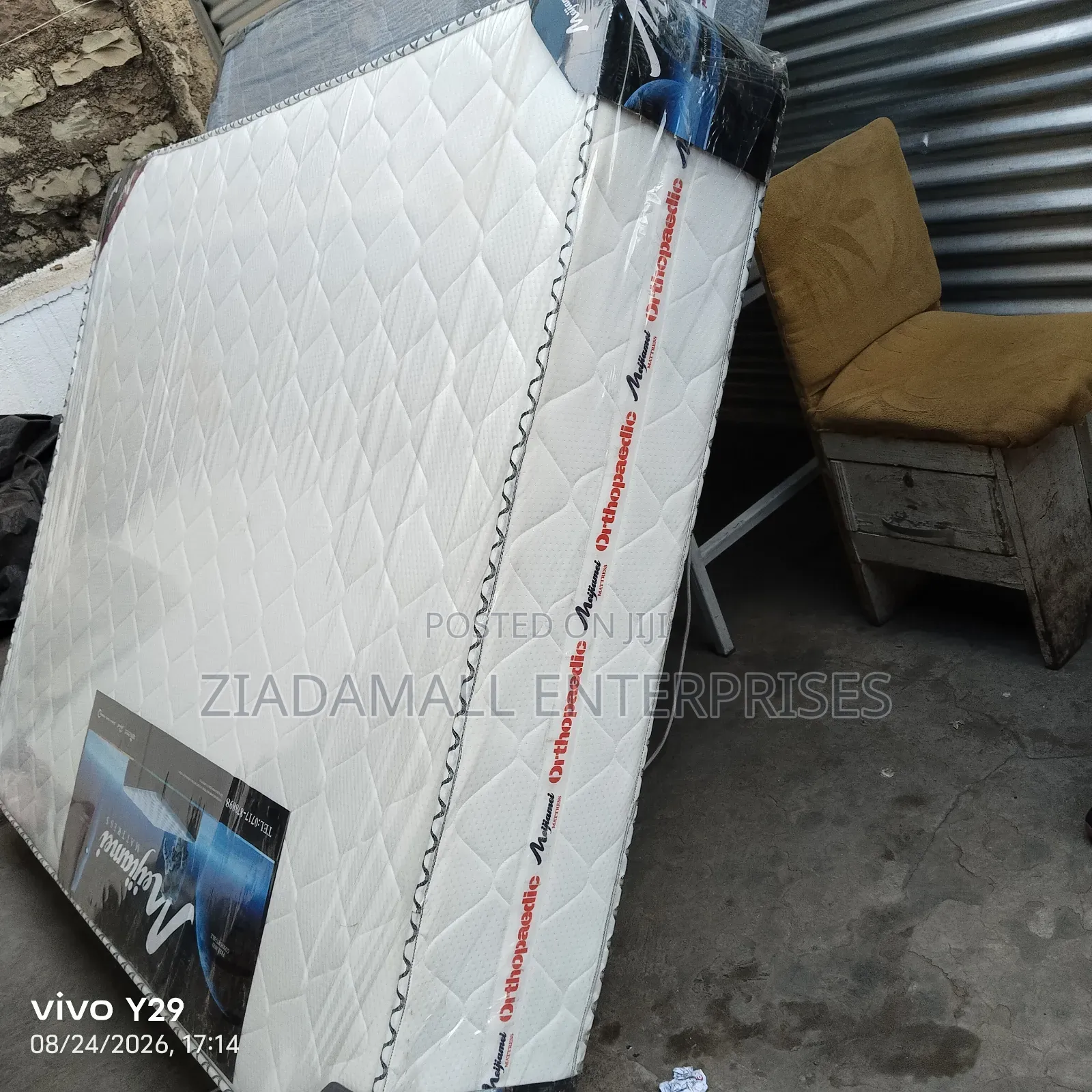 Quilted 5by6 Orthopedic Spring Mattress. 10inches