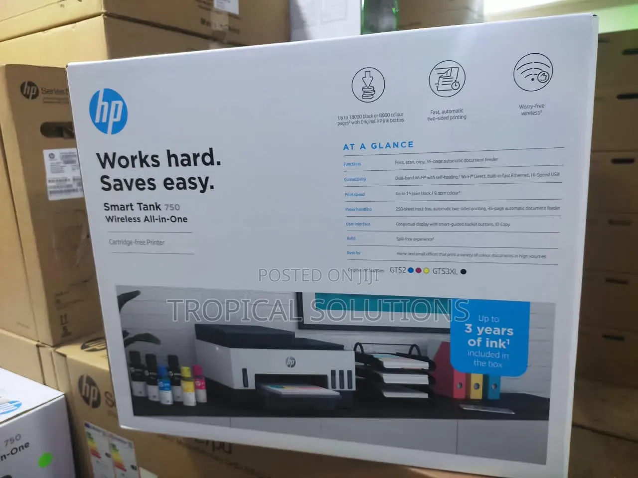 HP 750 Printer Smart Tank All in One Available HP 750