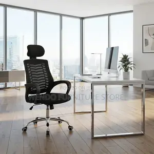 Office Chairs; Headrest Mesh Office Reclining Home Working Chair