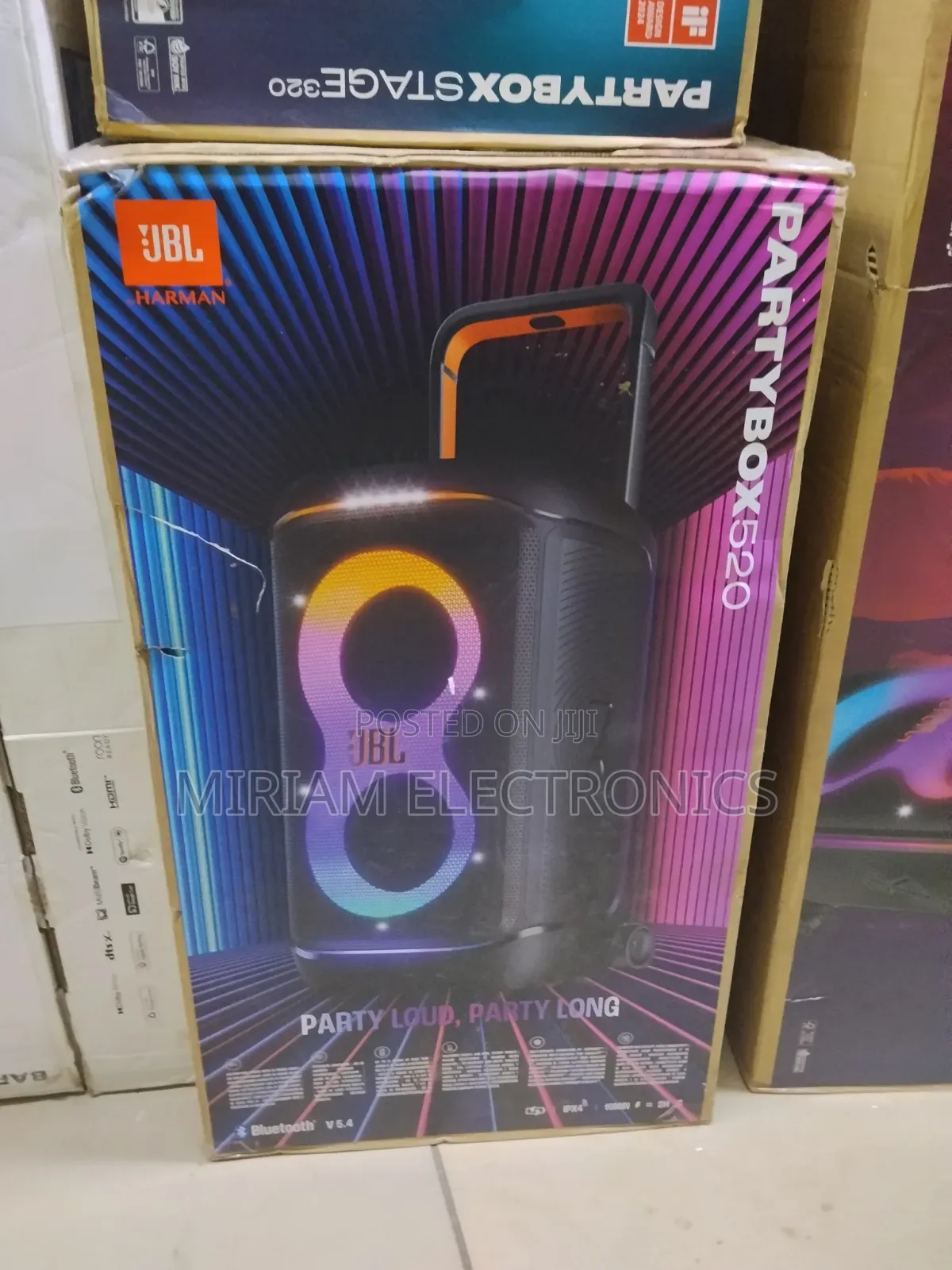 JBL Partybox 520 Portable Speaker