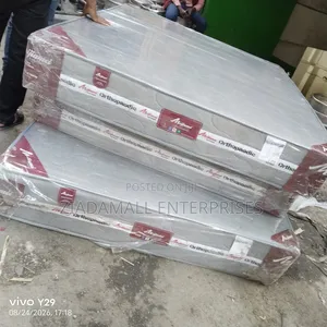 Colour Grey 4by6 10inche Spring Orthopedic Mattress