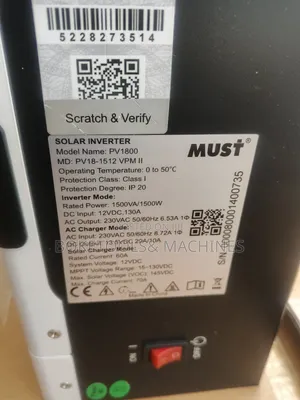 Must 1.5Kva Hybrid Solar Inverters