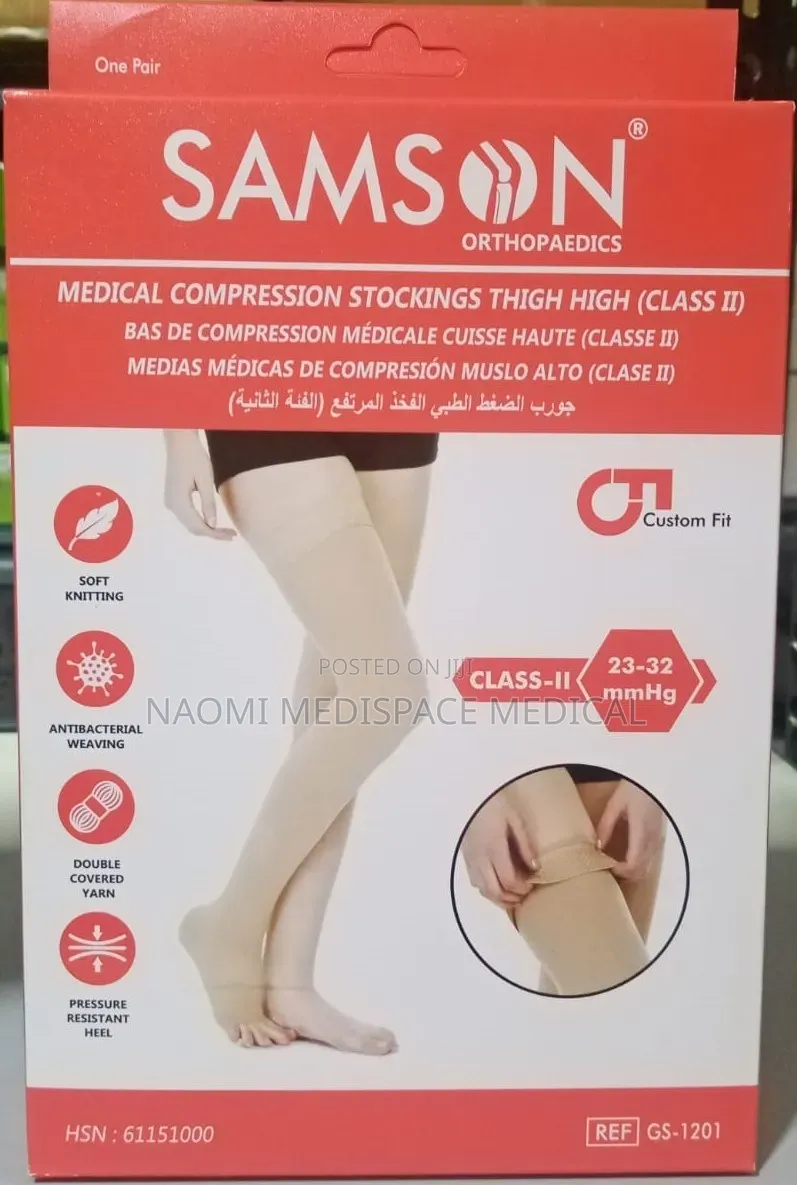 Samson Orthopedic Compression Stockings Thigh High-Pair