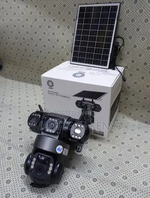 Triple Lens 4g Solar PTZ CCTV Camera Outdoor Camera With Audio