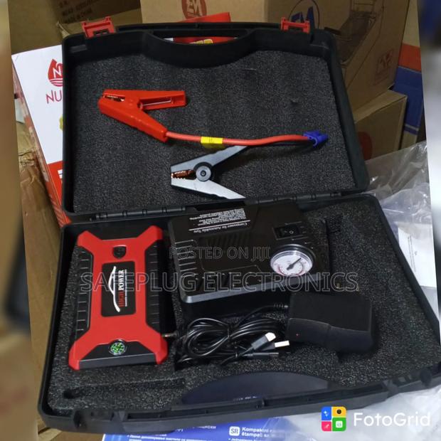 Car Battery Jump Starter Kit – Compact Emergency Power Booster