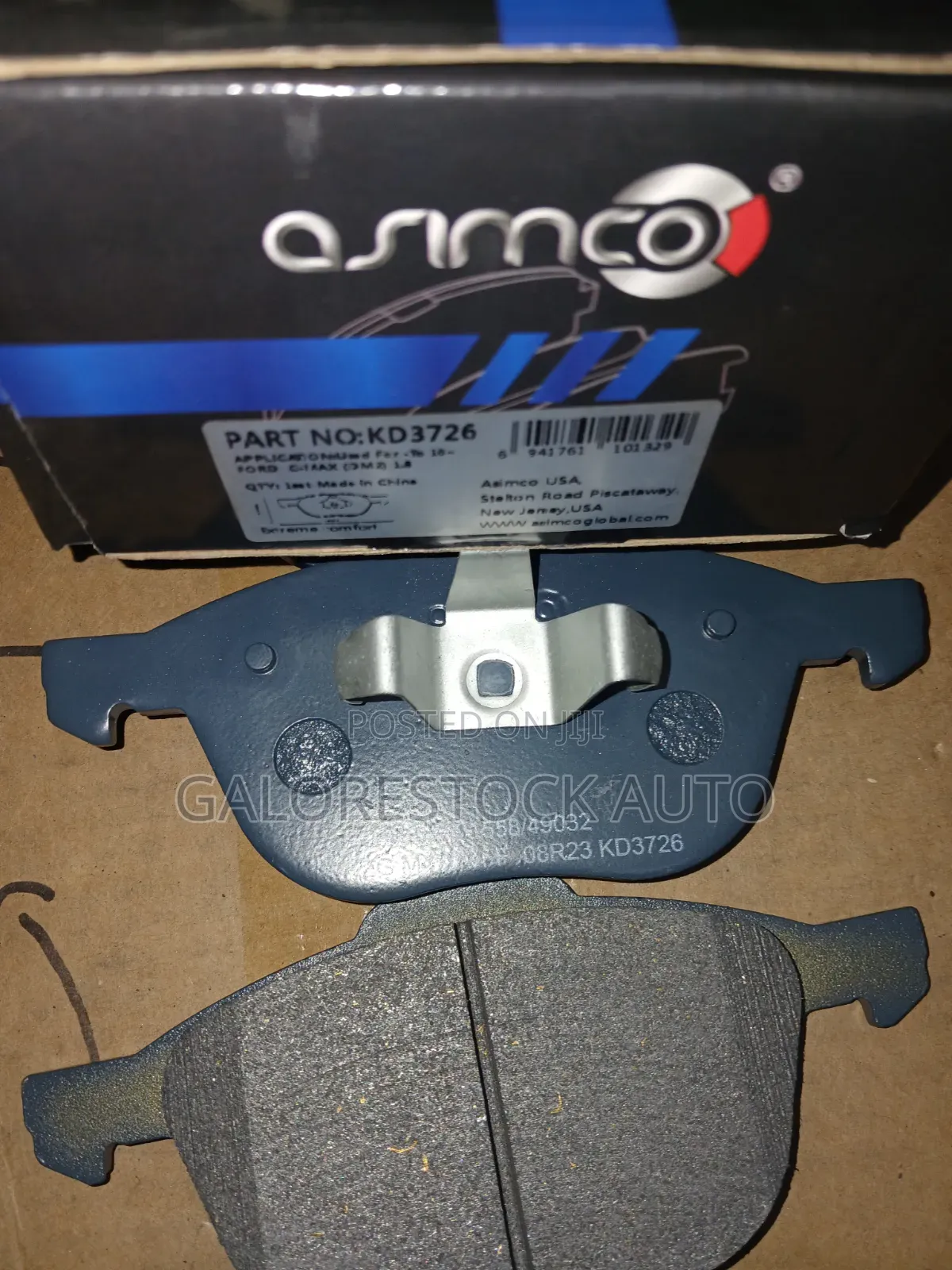 Asimco Kd 3726 Front Ford Mazda Volvo Front Asimco Breakpads