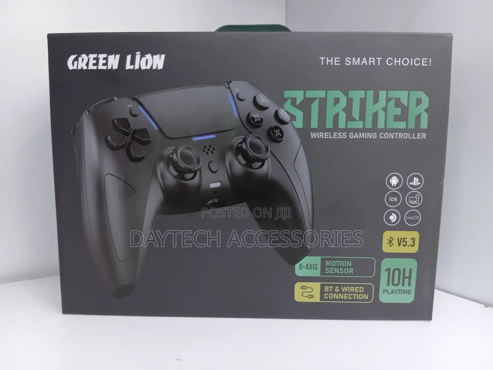 Green Lion Striker Wireless Gaming PS5 Controller