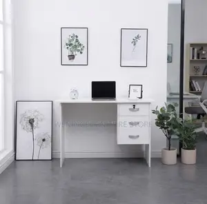 Office Desk; 0.9 Meters White Home Working Office Clerical Desk