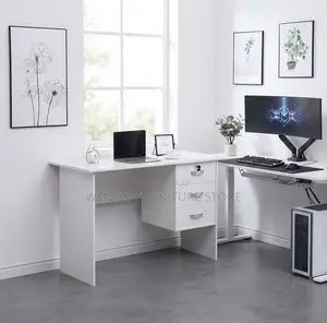 Office Desk; 0.9 Meters White Home Working Office Clerical Desk