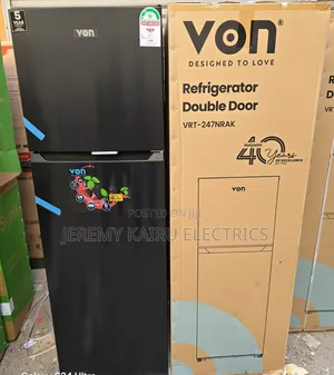 Von 181L Double Door Fridge