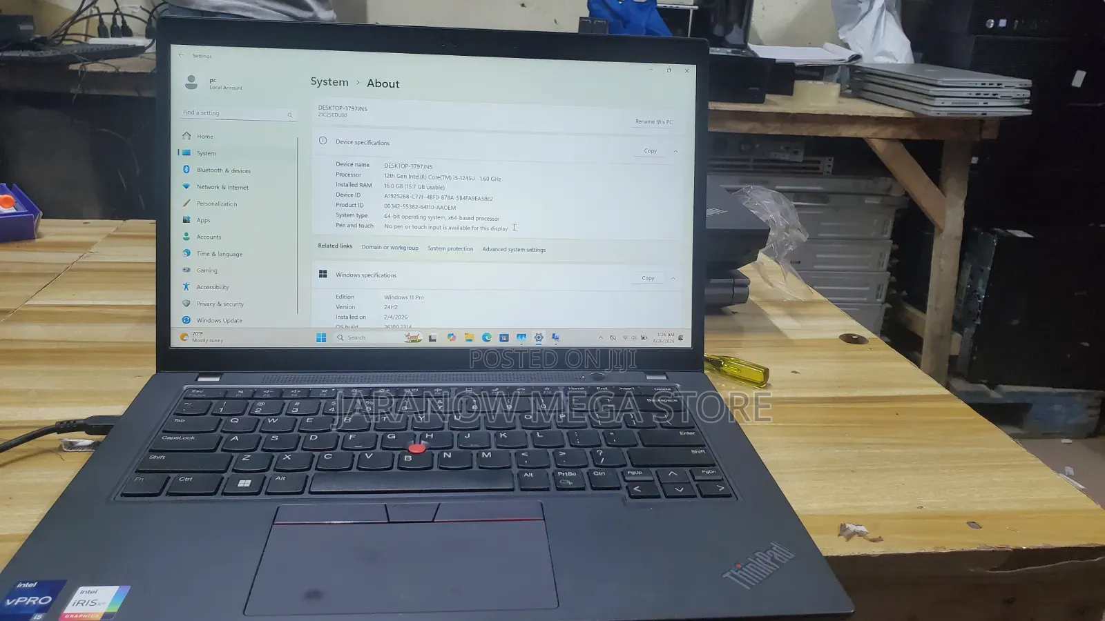 Laptop Lenovo ThinkPad L14 16GB Intel Core i5 SSD 512GB