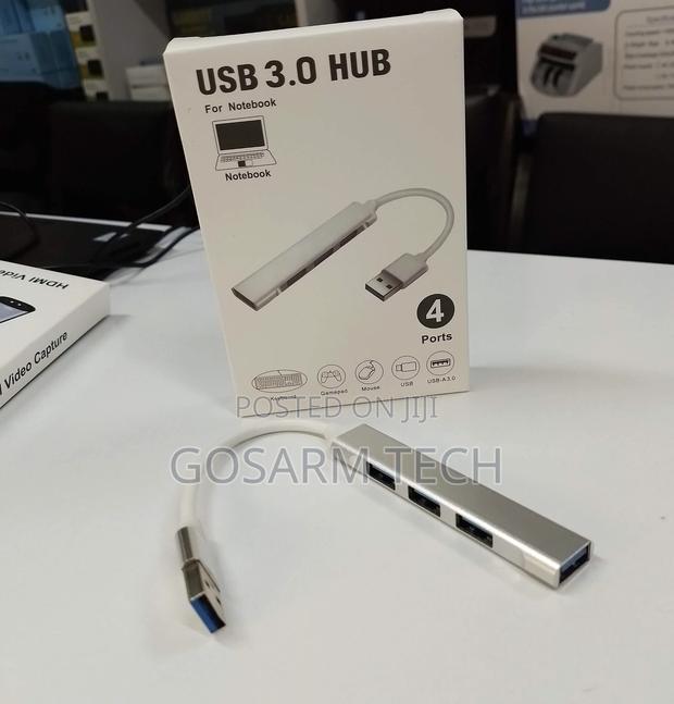 4Port USB 3.0 SuperSpeed Hub – Multi-Port USB Data Extension Adapter