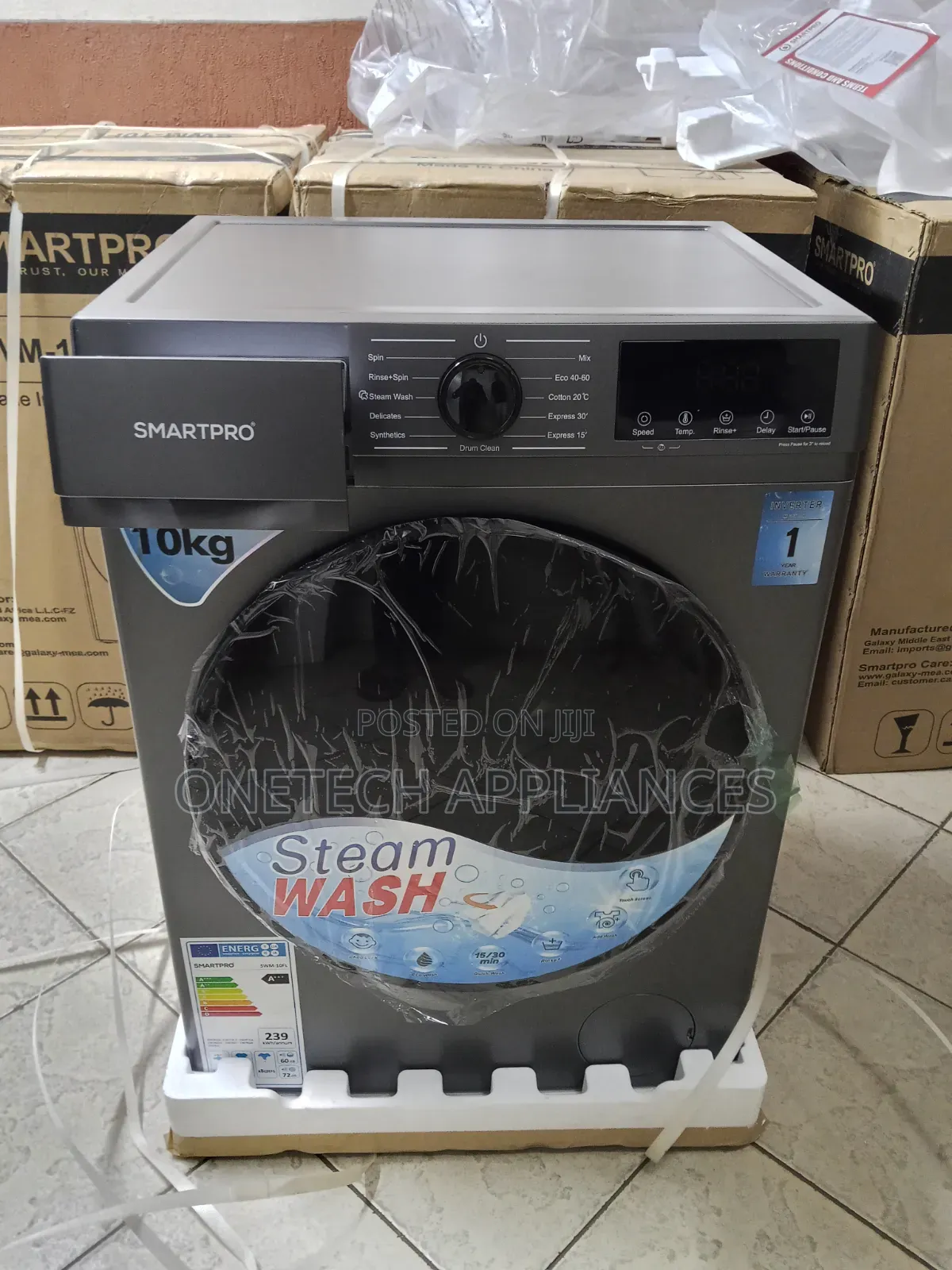 Smartpro 10kgs Front Load Washing Machine