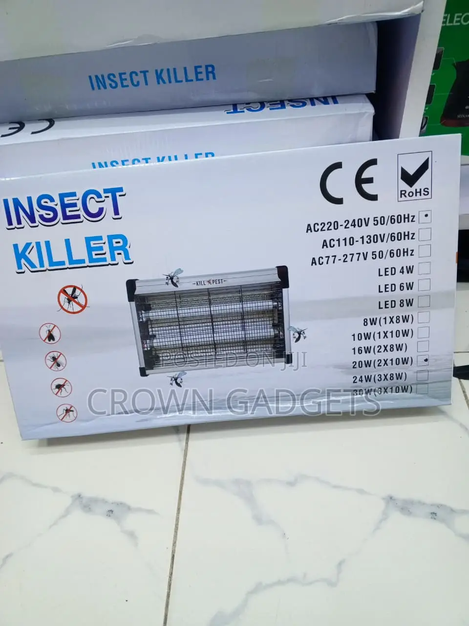 20W Mosquito Killer Lamp - Powerful UV Electric Bug Zapper