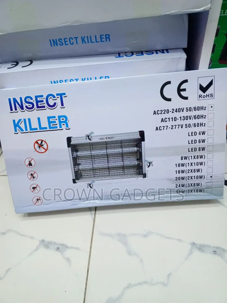 20W Mosquito Killer Lamp - Powerful UV Electric Bug Zapper