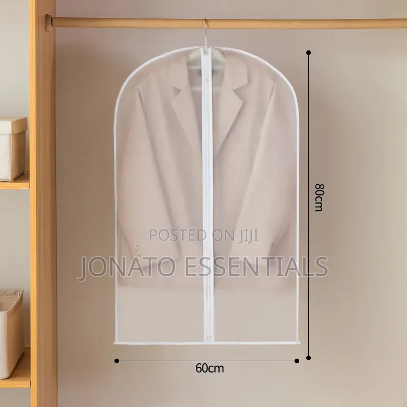 Clear Translucent Garment Cover Dustproof Suit Bag