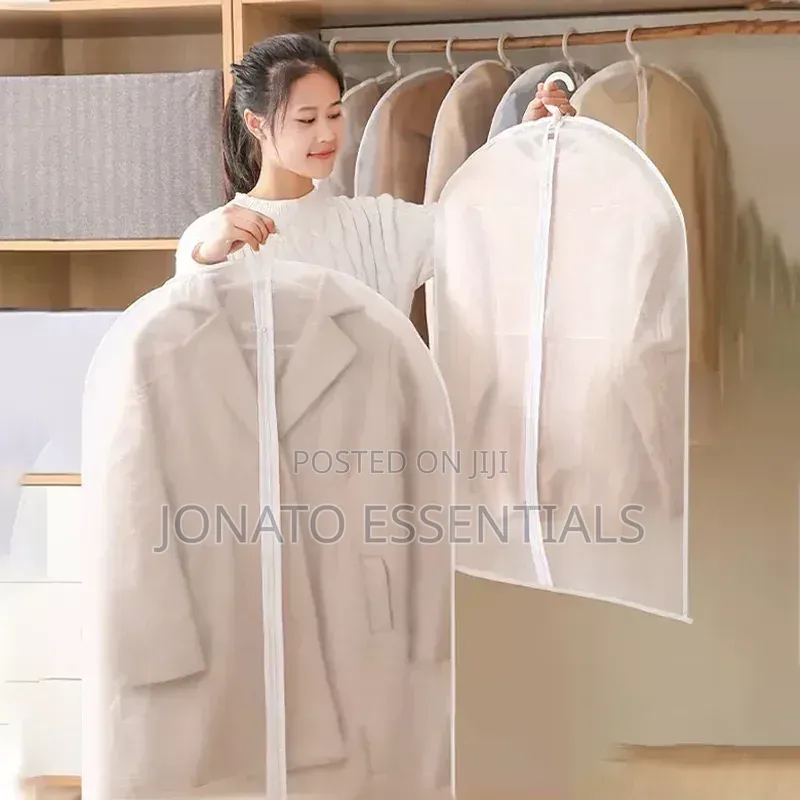 Clear Translucent Garment Cover Dustproof Suit Bag