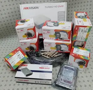 Hikvision 8Channel DVR CCTV Camera Kit With 8 ColorVu CCTV Camera