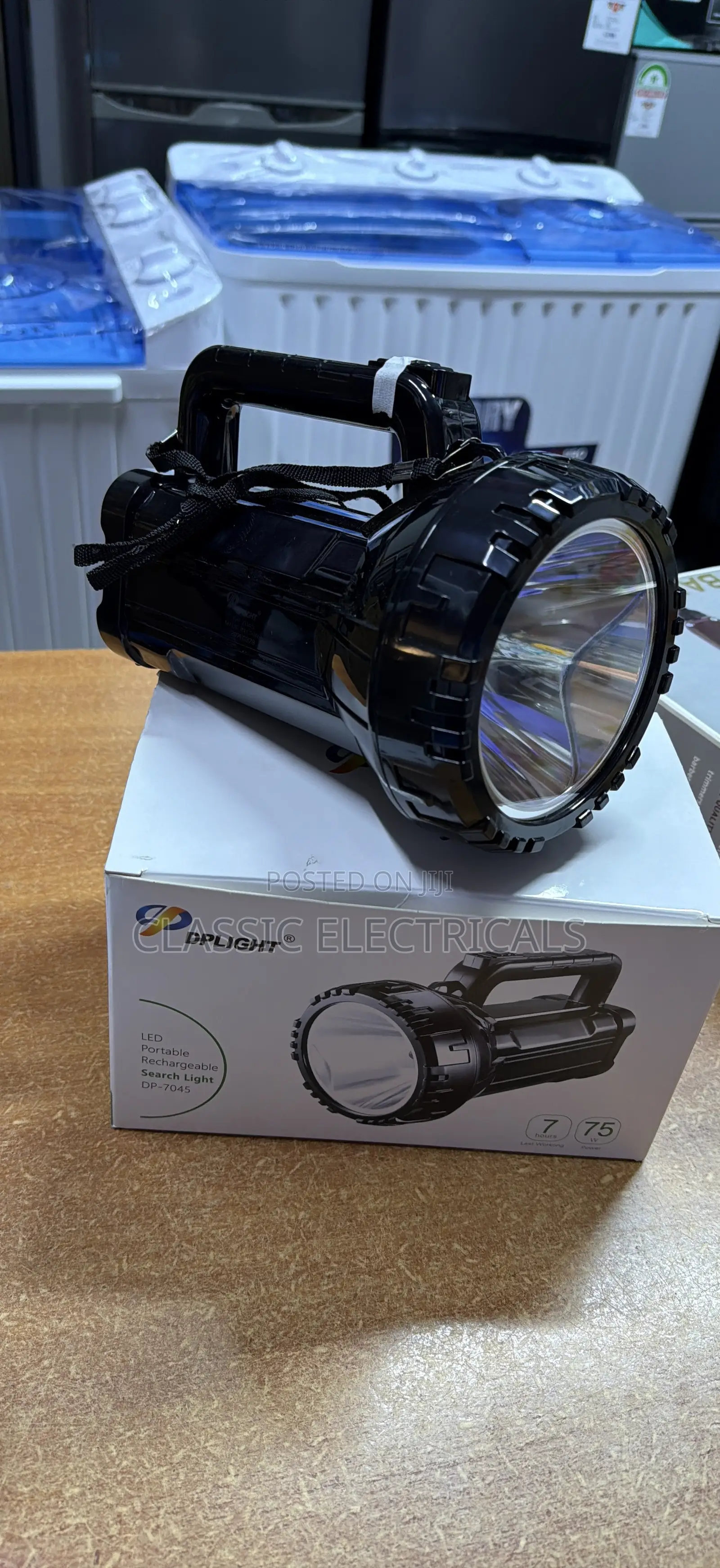 DpLight Led 75watts Rechargeable Torch @ Sh1000