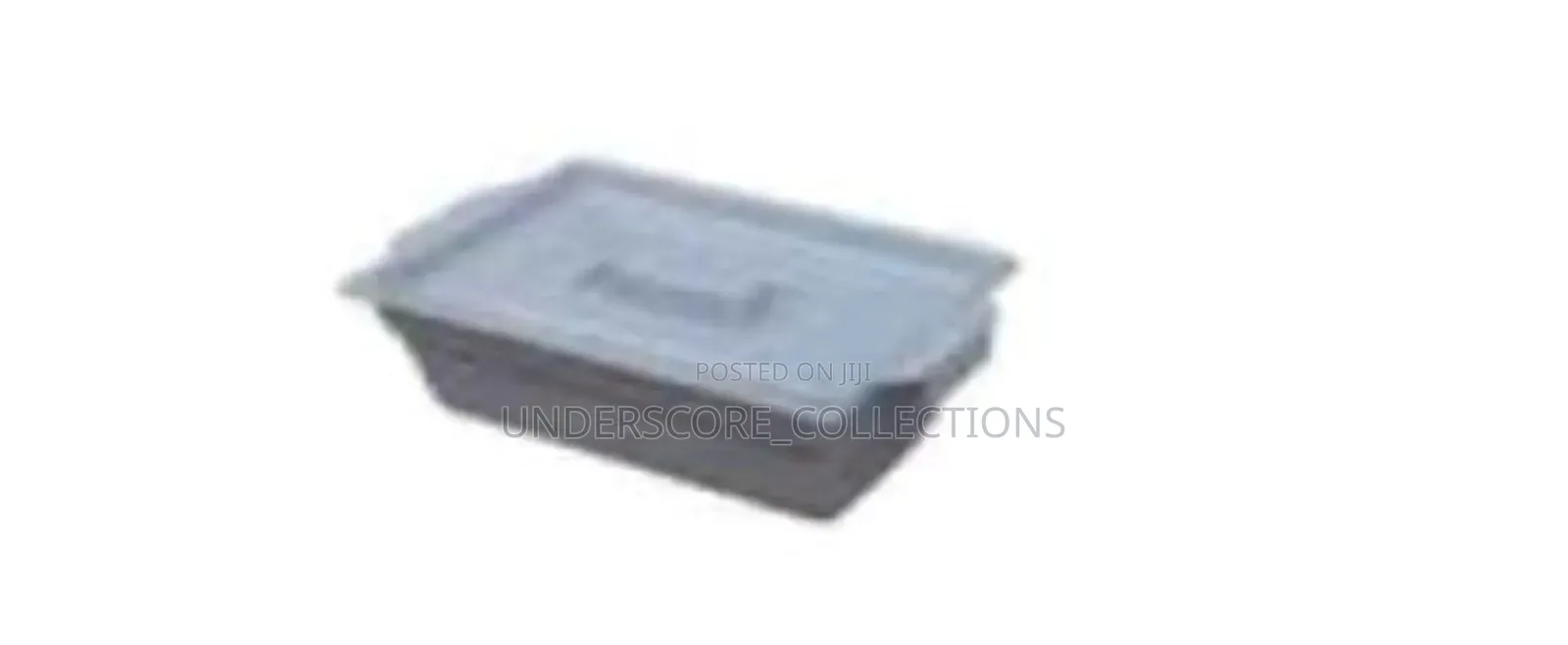 Spare Square Commode Bucket With a Lid