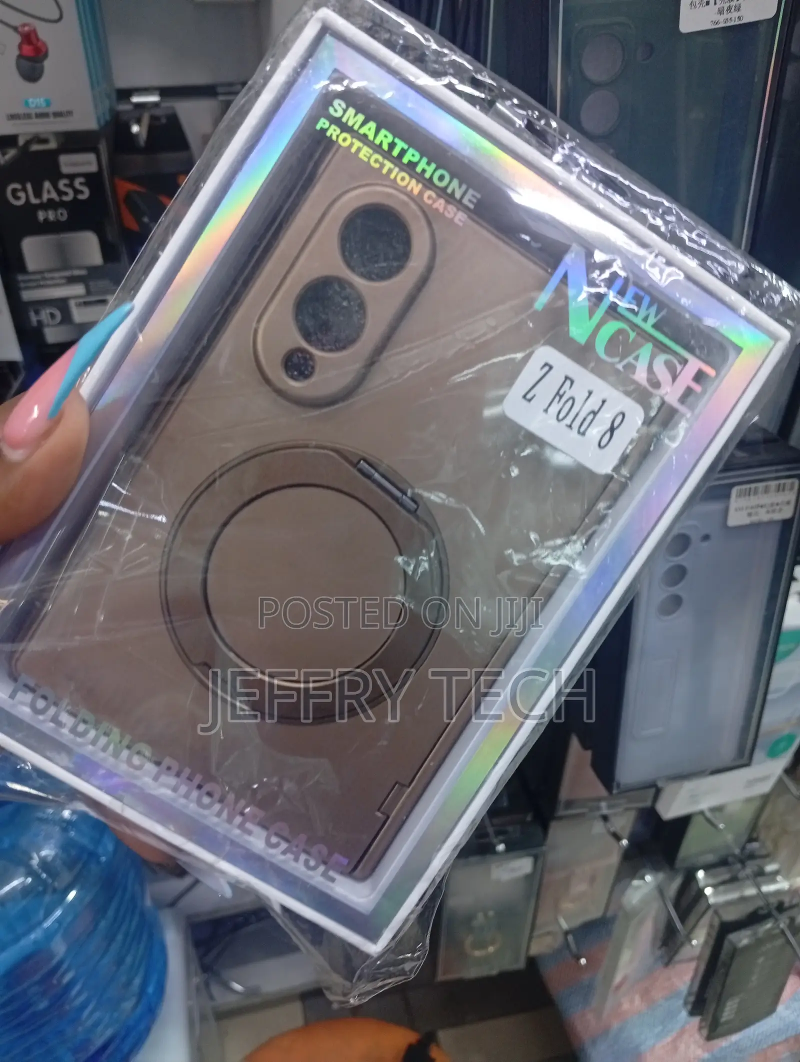 New Case Case for the Samsung Galaxy Z Fold 8 a Matte Magnetic Ring