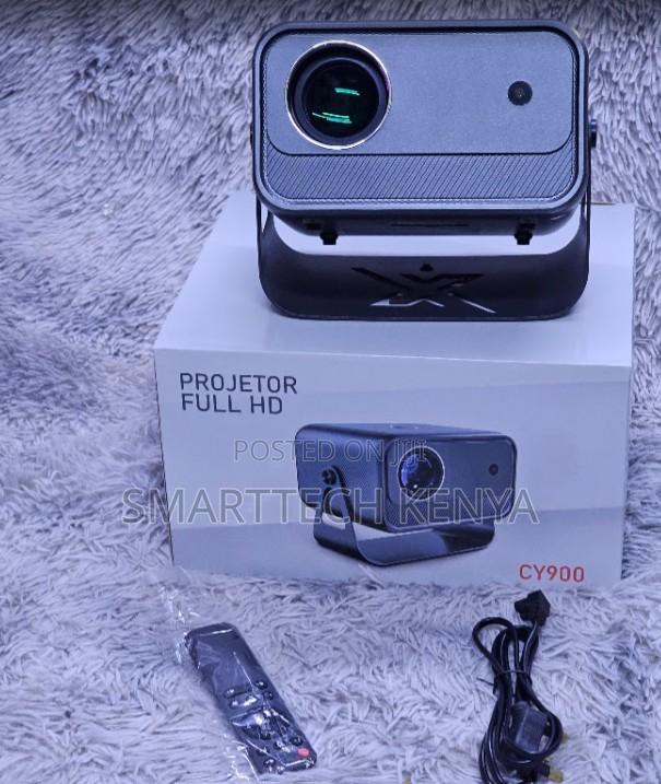 CY900 Android Projector 1080P With Youtube Netflix + Wifi N Bluetooth