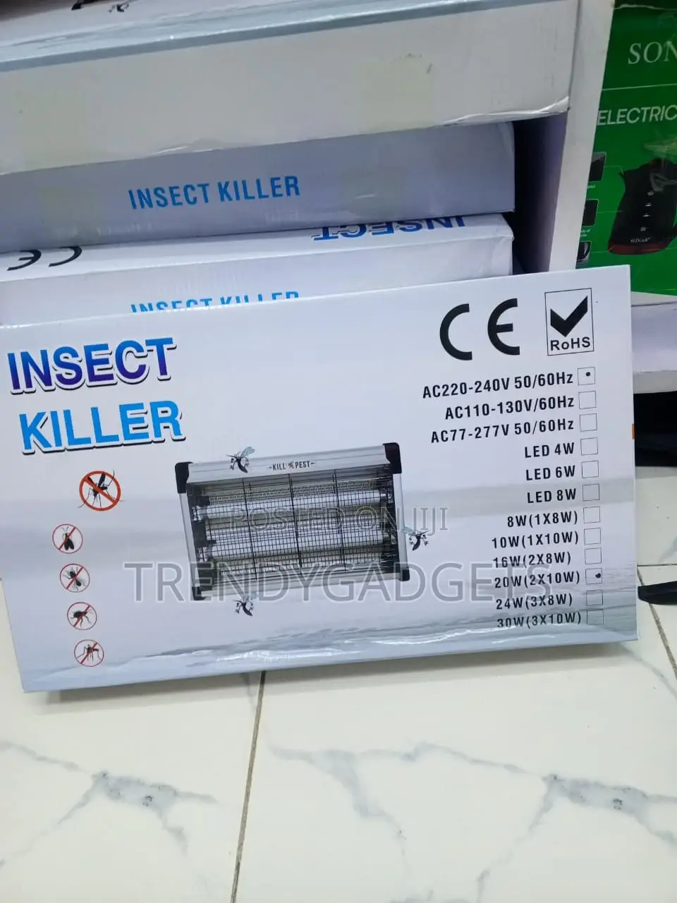 20W UV Electric Bug Killer - Mosquito, Fly & Insect Trap