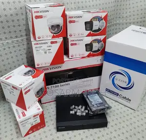 Eight 8Channel NVR Hikvision 2MP IP CCTV Cameras Complete System Kit