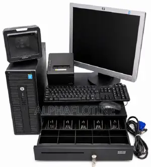 Complete POS System Kit With HP Desktop Set