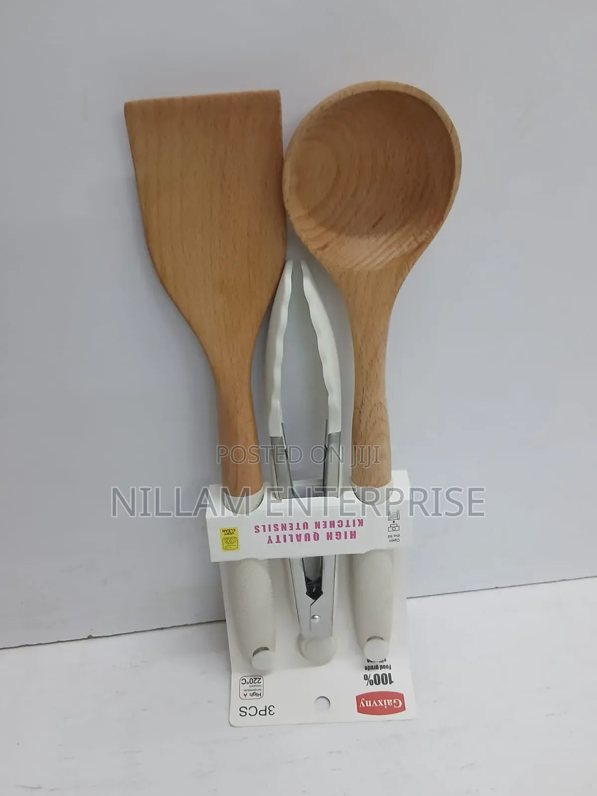 3 PCS Wooden Serving Spoons