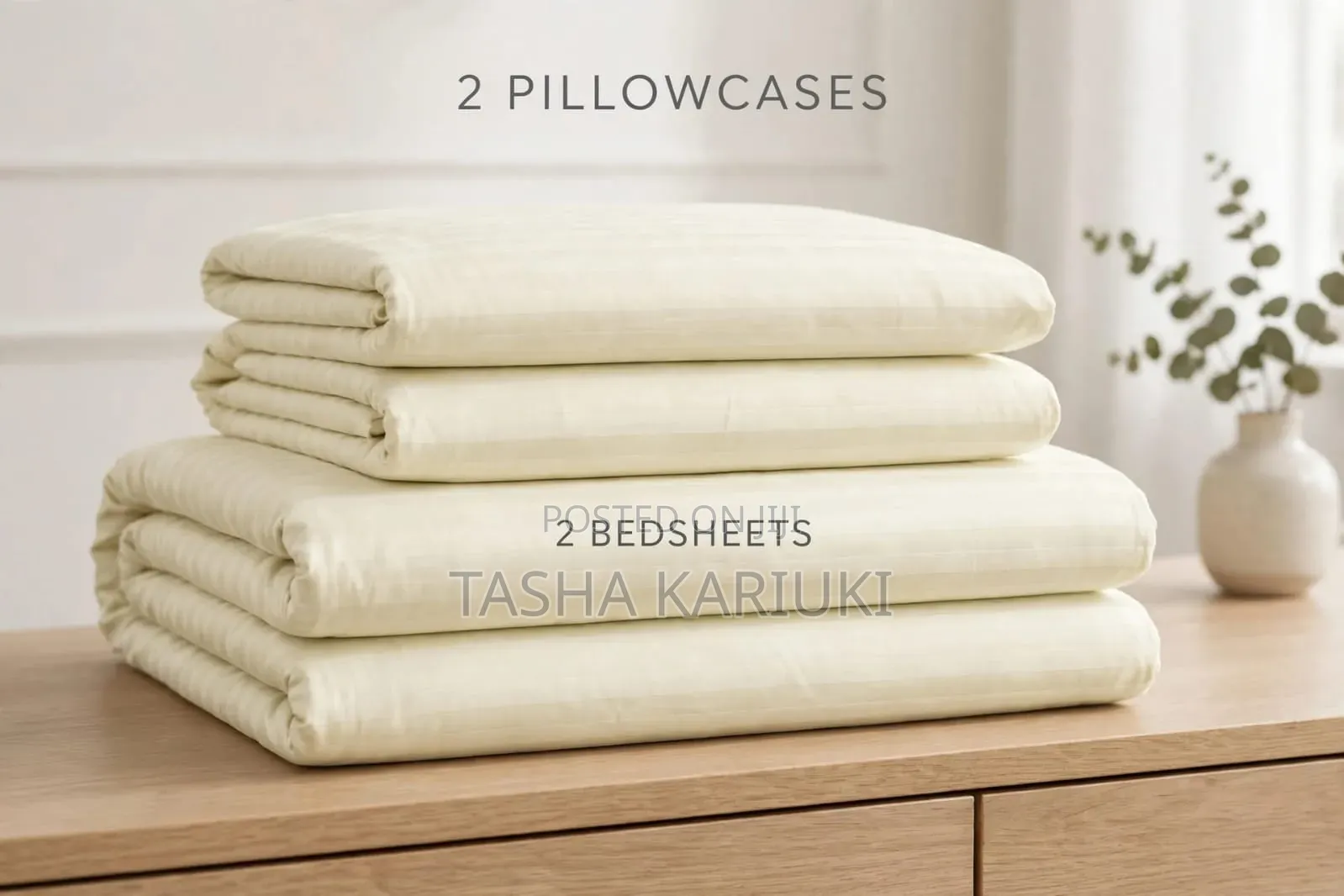 Stripped Bedsheets 6 by 6 4pcs