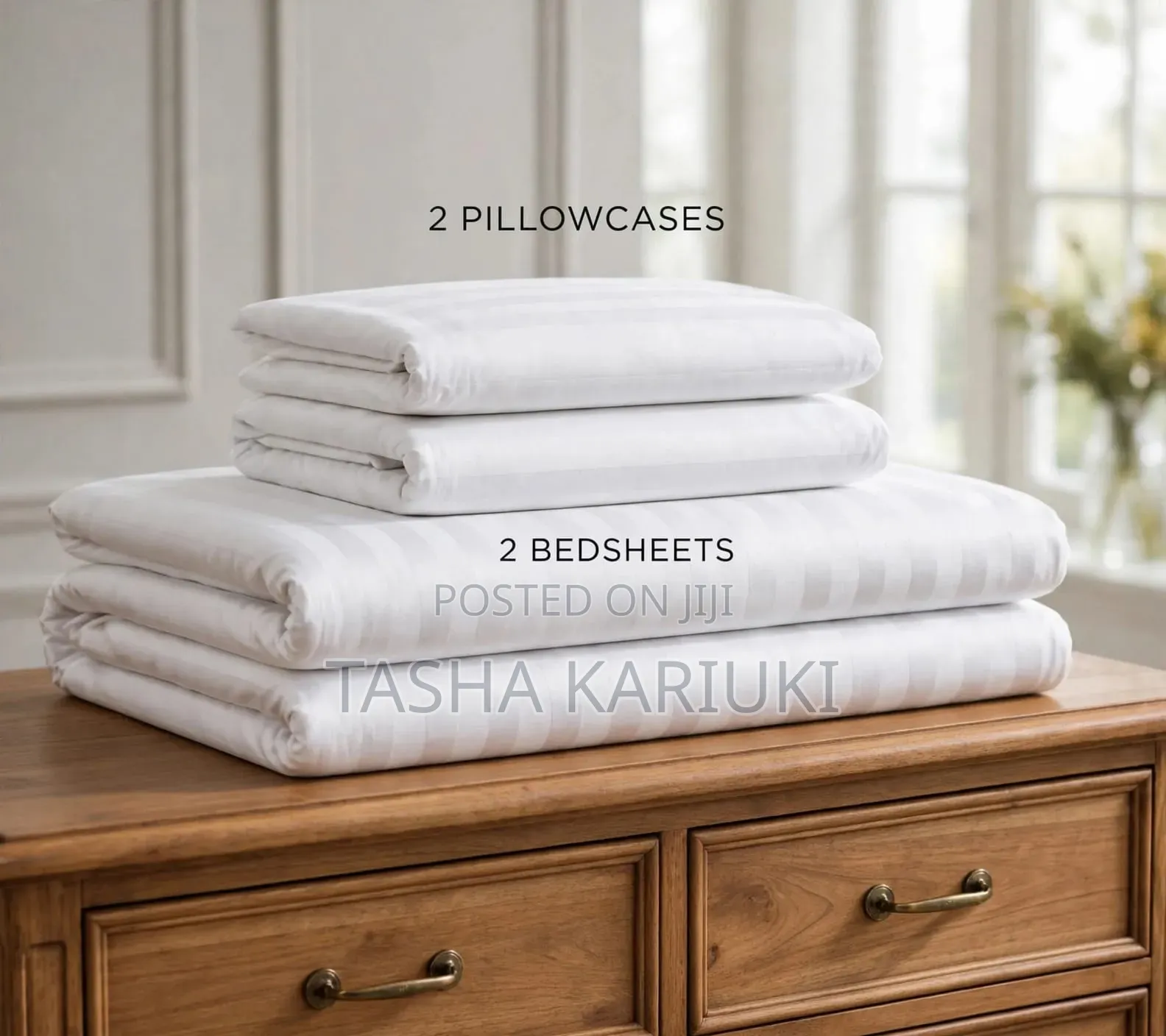 Stripped Bedsheets 6 by 6 4pcs