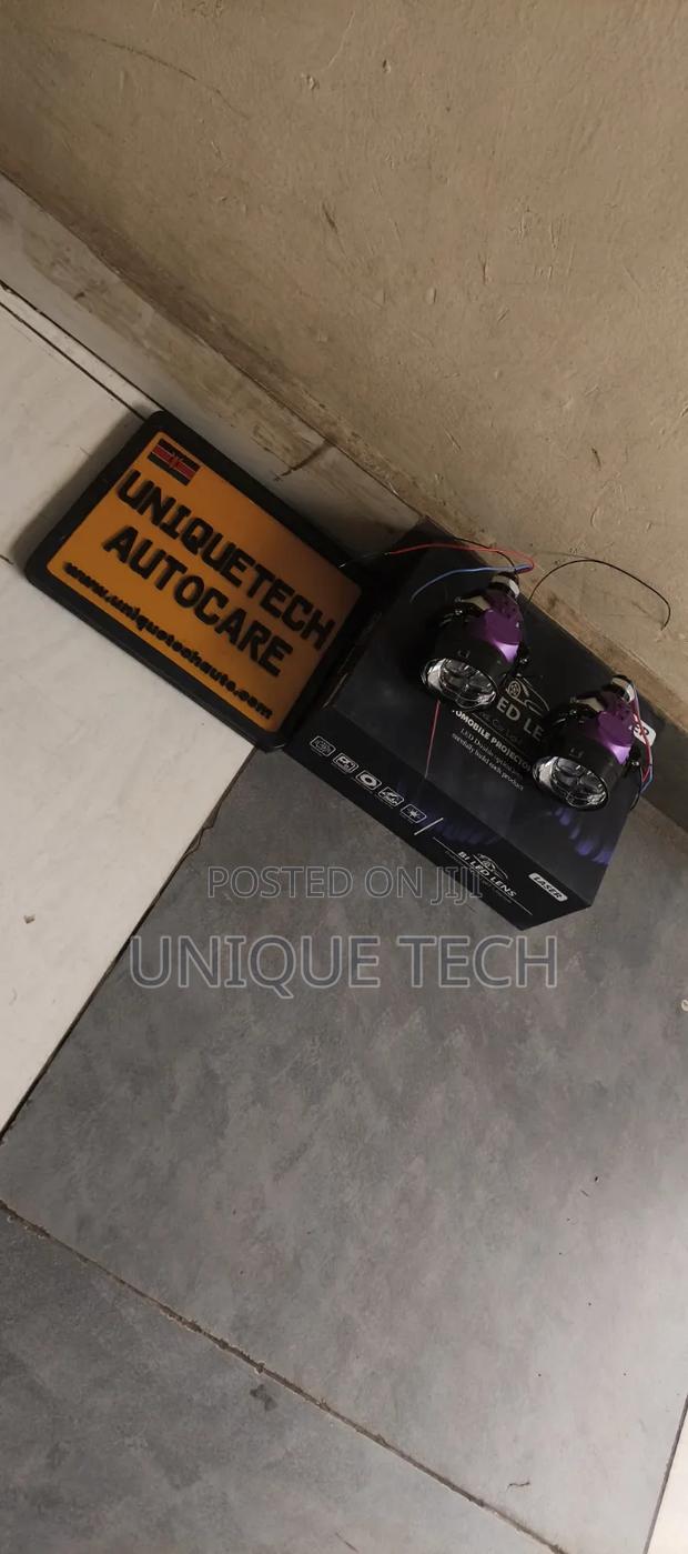 2 Laser 2.5" Bi LED Car Headlight Projectors