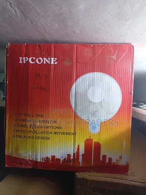 IPCONE Wall Mounted Electric Fan 16" – 3 Speed Options