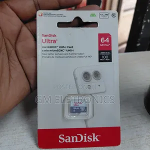 Sandisk Ultra Memory Card 64 GB.