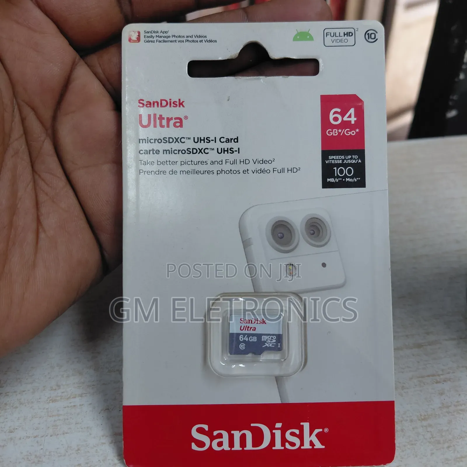 Sandisk Ultra Memory Card 64 GB.