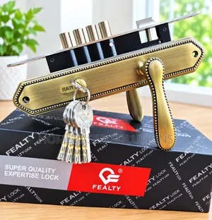 Original Fealty Steel Door Lock With 5 Keys