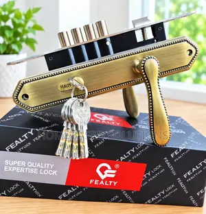 Original Fealty Steel Door Lock With 5 Keys