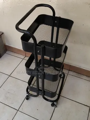 Black Beauty Trolley 3 Shelves