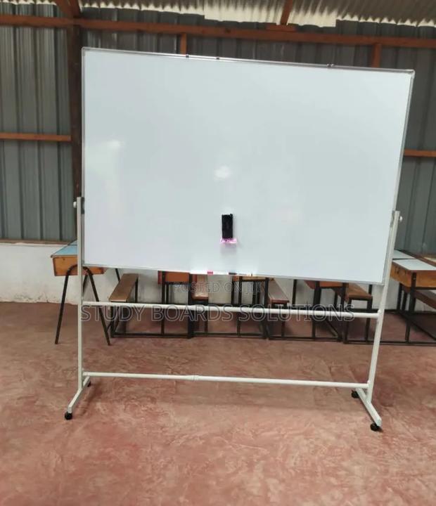 6ft × 4ft Magnetic Whiteboard With Stand–Present With Confidence