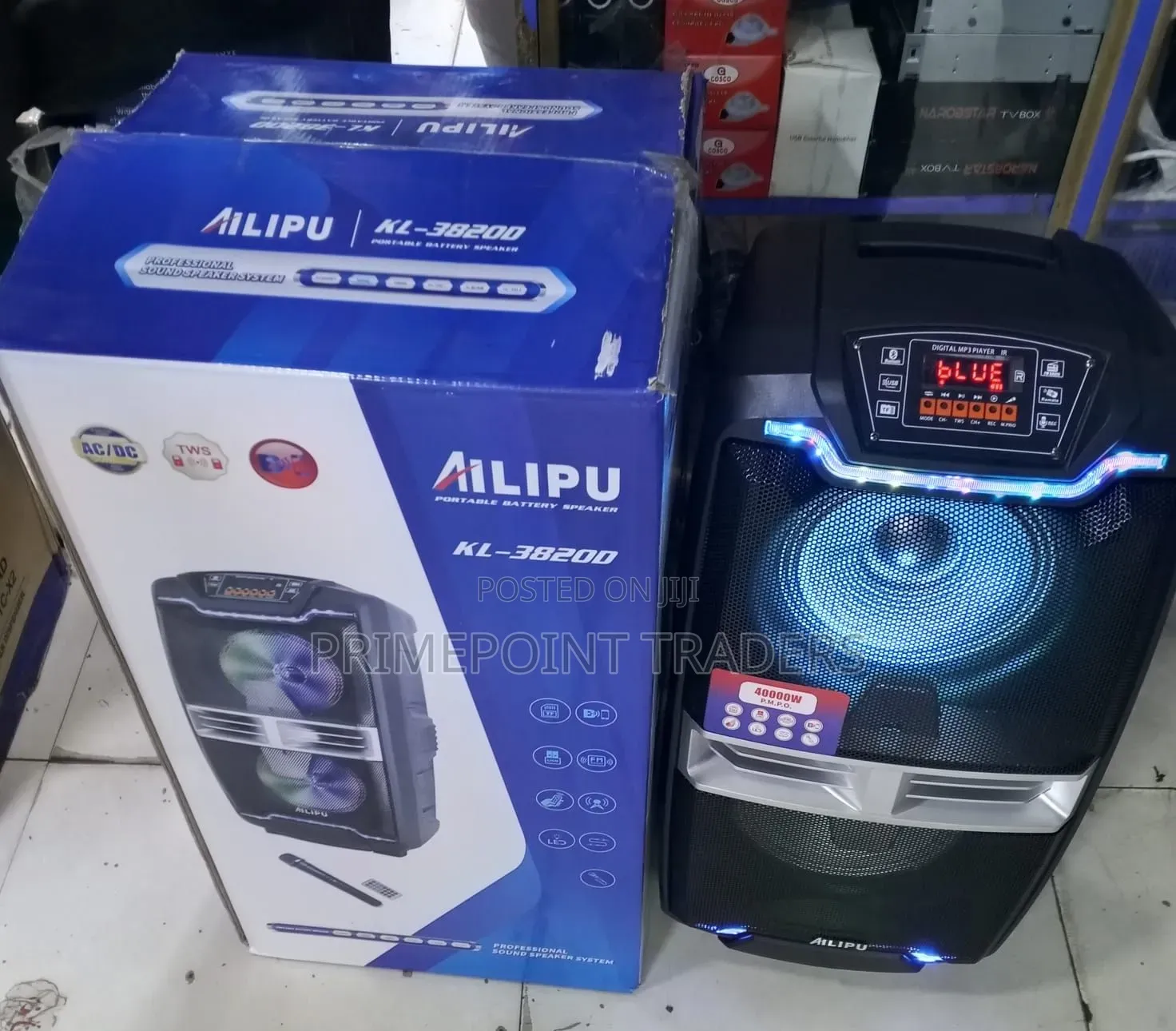 Ailipu Speaker,Ailipu KL-3820D Portable Sound System