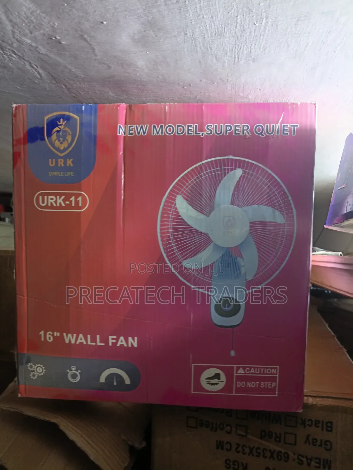 URK 16 Inch Wall Mounted Fan – New Model