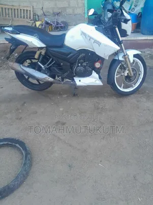 TVS Apache 180 RTR 2018 White