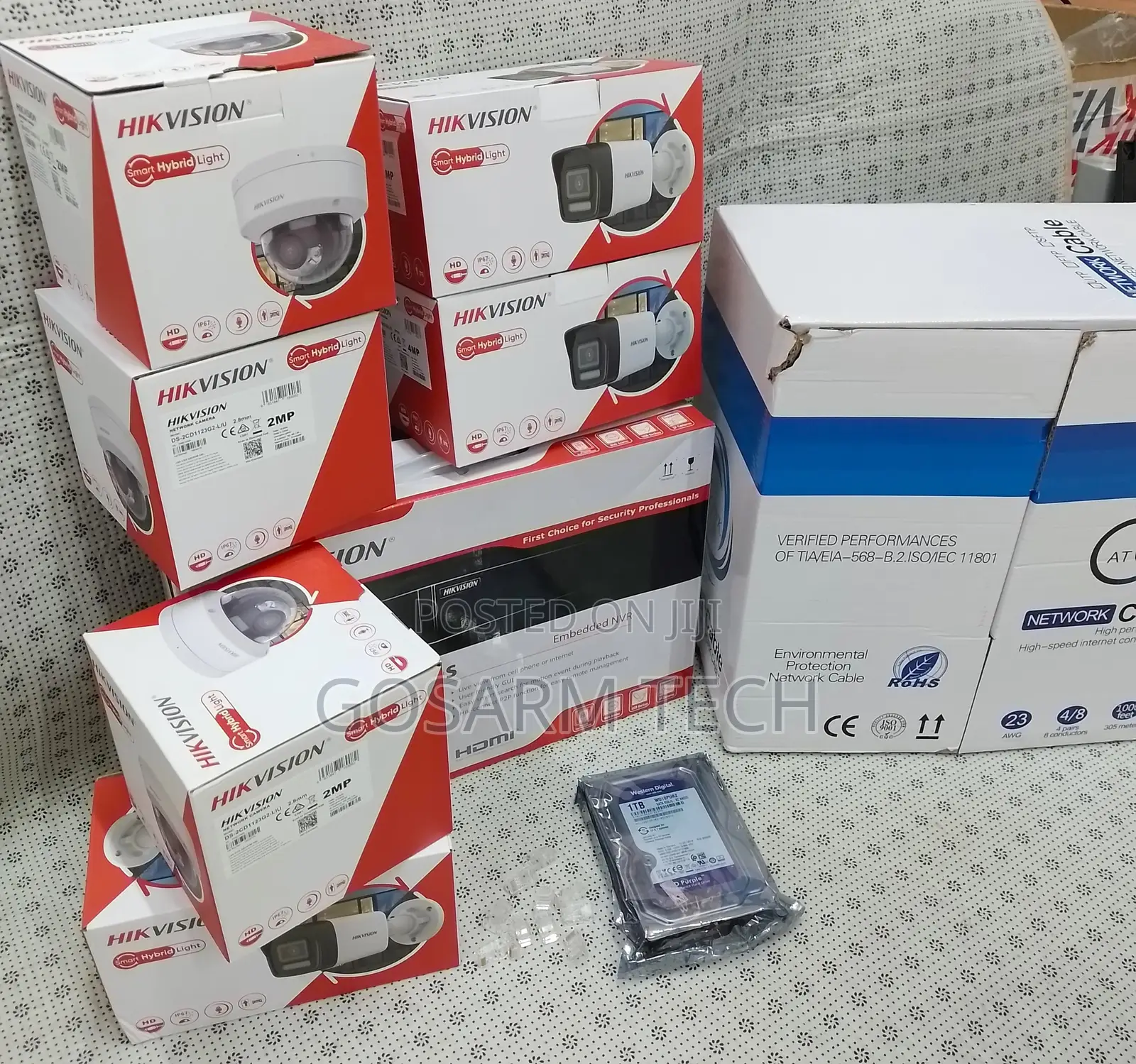 Hikvision 2mp Smart Hybrid IP CCTV Kit With 8Channel NVR Machine