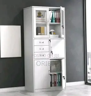 Office Cabinet : Metallic Storage Safe With Safe
