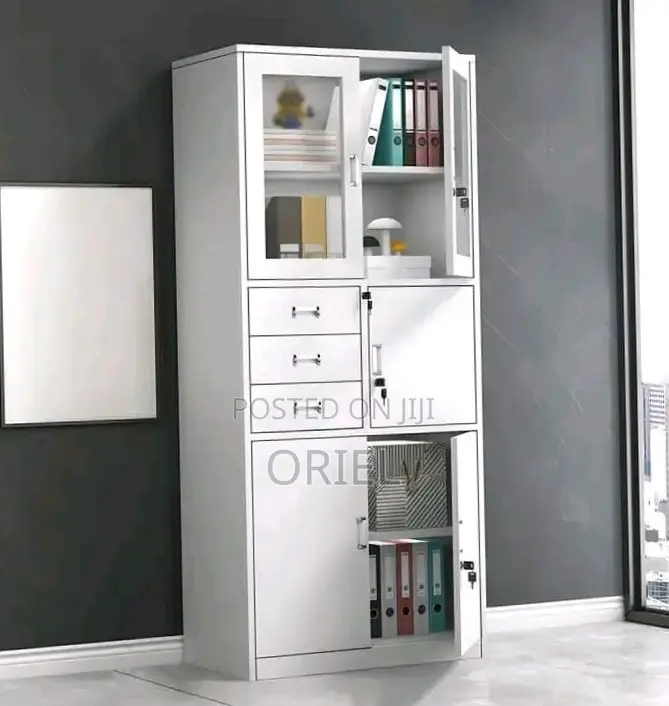 Office Cabinet : Metallic Storage Safe With Safe