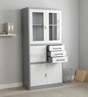 Office Cabinet : Metallic Storage Safe With Safe